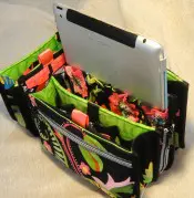 Store your iPad in the outside elastic pocket – your Kindle & Nook fit too!