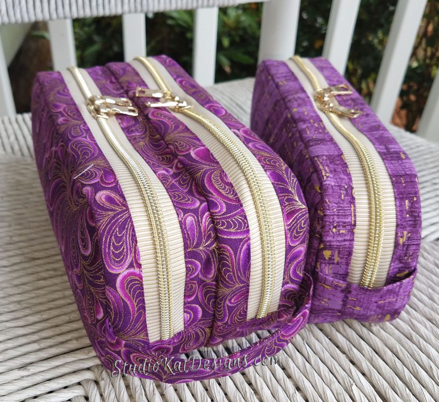 Purple pouches
