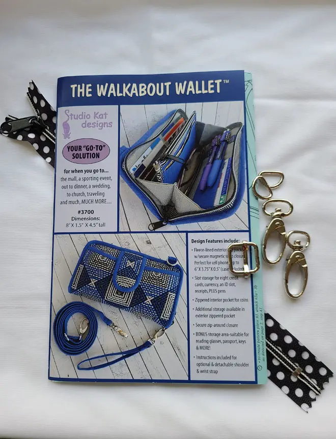 The walkout wallet pattern by lisa mccartney.