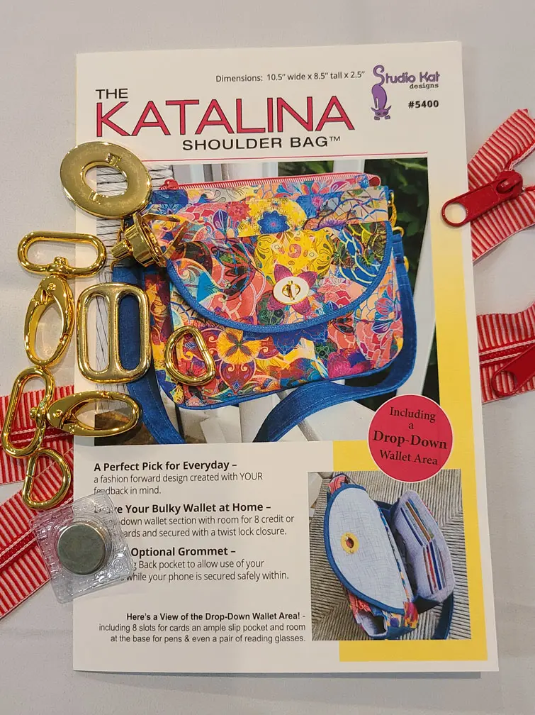 The katalina shoulder bag pattern.