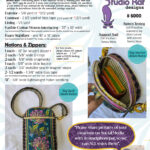 Colorful zipper and notions pouch with detailed descriptions and prices. Colorful zipper and notions pouch with detailed descriptions and prices.