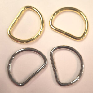 D-rings, 1-1/4" wide, 2 colors