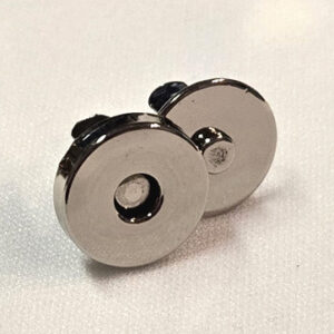 Magnet, Clamp-in style, 1/2" wide, silver only