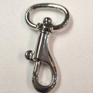 Trigger Hook, 1/2" wide, silver