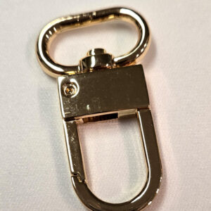 Zipper Lock, 3/4" wide, gold only