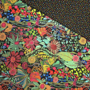 Twilight Dance w/Multi Color Polkadot Contrast