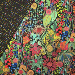 Twilight Dance w/Multi Color Polkadot Contrast